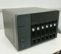 【ジャンク】ALEXON/アレクソン CLOUD SHELTER 5000 NAS-653-G PRO (QNAP OEM ) 6ベイ 鍵無し 即日発送【H23122508】_画像1