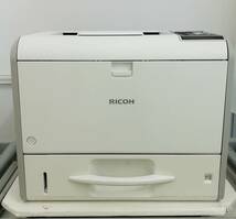 【テスト印刷OK】RICOH/リコー A4 モノクロ レーザー プリンター SP 4500 中古トナー付 LAN/USB 両面印刷OK【H23121217】_画像2