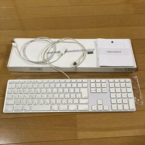 【1円スタート】Apple Keyboard (JIS) MB110J/B【ジャンク】