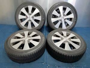 ★8-8.5分山★18年製★ KUMHO WINTERCRAFT ice Wi61 165/55R14　スズキ純正 14×4.5J +50 4H-100 4本セット スタッドレス　A1140