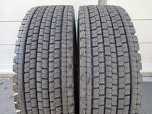 ★残り溝約16.5mm★21年製★ ブリヂストンW900 295/80R22.5 153/150J　2本セット スタッドレス　A1247_画像2