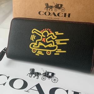☆【COACH】 COACH×Keith Haring コーチ キースヘリング コラボ 長財布☆