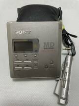 通電確認のみ　SONY MD WALKMAN MZ - R55_画像1