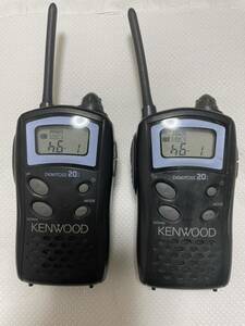 動作品OK トランシーバー KENWOOD 2台まとめて売る