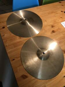 フォーミュラ602中古パイステPAISTE14インチハイハットペア割れ欠け無しT 826g B 905g 程度　刻印有り