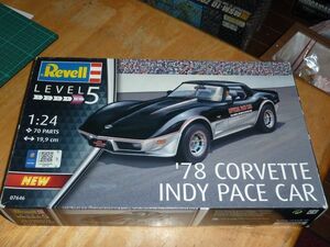 1/24 '78 シボレー コルベット インディペースカー レベル Revell CORVETTE INDY PACE CAR 1978