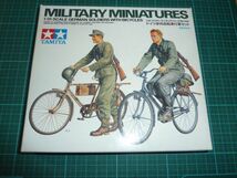 送料￥140~☆1/35　ドイツ歩兵自転車行軍セット　タミヤ_画像1