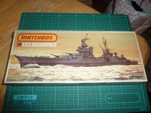 1/700　インディアナポリス　② アメリカ海軍ポートランド級重巡洋艦　CA-35　マッチボックス MATCHBOX U.S.S. INDIANAPOLIS