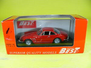  Best Model 1/43 Ferrari 330 GTC 1966 красный ( самый дешевый стоимость доставки retapa520 иен )