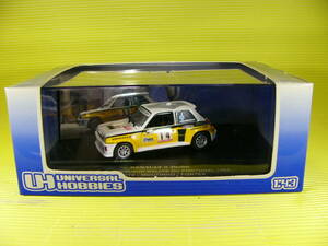 UH 1/43 ルノー 5 ターボ #14 ラリーポルトガル 1986 RENAULT 5 Turbo USED ジャンク (最安送料レタパ520円)