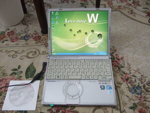 きれい XP Panasonic CF-W9J /Core2 1.60GHz/320GB/4GB/Multi/office2007