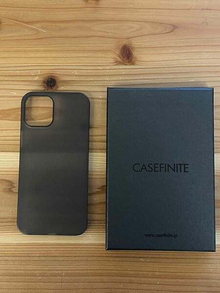 　CASEFINITE THE FROST AIR iPhone12 Pro Max用　薄型ケース　スモークブラック