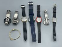 中古 不動 動作未確認 SEIKO/CITIZEN/CASIO/TAG HEUER/G-SHOCK/ メンズ レディース クォーツ 腕時計 まとめ売り 計8点_画像10