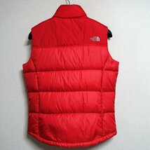 THE NORTH FACE ノースフェイス ヌプシ ダウン ベスト 700FP レディース XLサイズ 正規品 レッド Z1879_画像2