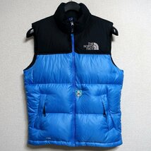 THE NORTH FACE ノースフェイス ヌプシ ダウン ベスト 700FP メンズ Sサイズ 正規品 ブルー Z1889_画像1