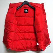 THE NORTH FACE ノースフェイス ヌプシ ダウン ベスト 700FP レディース XLサイズ 正規品 レッド Z1879_画像3