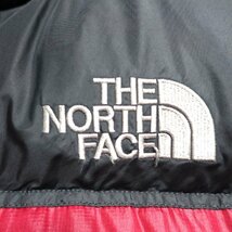 THE NORTH FACE ノースフェイス ヌプシ ダウンジャケット 700FP メンズ Mサイズ 正規品 レッド Z1911_画像4