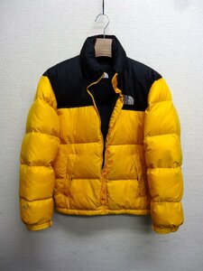 THE NORTH FACE ノースフェイス ヌプシ ダウンジャケット 700FP メンズ XSサイズ 正規品 イエロー D5178