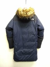 THE NORTH FACE ノースフェイス ハイベント ダウンコート ロング ダウンジャケット メンズ XLサイズ 正規品 ネイビー D5293_画像2