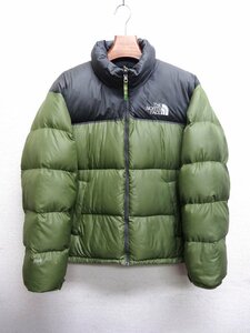 THE NORTH FACE ノースフェイス ヌプシ ダウンジャケット 700FP メンズ Mサイズ 正規品 グリーン D5351