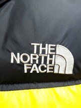 THE NORTH FACE ノースフェイス ヌプシ ダウンジャケット 700FP メンズ XSサイズ 正規品 イエロー D5391_画像4