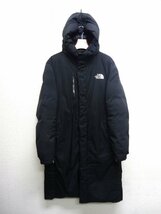 THE NORTH FACE ノースフェイス ドライベント ダウンコート ロング ダウンジャケット メンズ 2XLサイズ 正規品 ブラック D5438_画像1