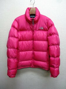 THE NORTH FACE ノースフェイス ヌプシ ダウン ジャケット 700FP レディース XLサイズ 正規品 ピンク D5689