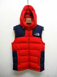 THE NORTH FACE ノースフェイス ダウンベスト 700FP メンズ Sサイズ 正規品 レッド D5763