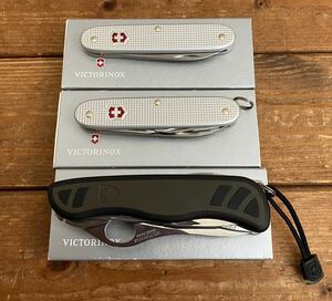 ★VICTORINOX ソルジャーナイフ / ソルジャーCVAL / スイスアーミー 3個セット 未使用品 サバイバル キャンプ