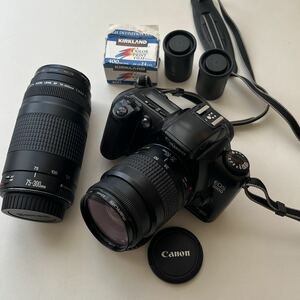 Canon キャノン 一眼レフカメラ EOS3000 ＋CanonEF 75-300mm レンズ ＋Canon35-80mm レンズ
