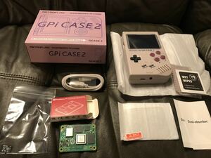 RETROFLAG GPi CASE 2 ラズパイ Raspberry Pi CM4 CM4102008 2GB RAM 8GB Emmc Wifi 64GmicroSD ガラス保護フィルム付き 未使用 エミュ