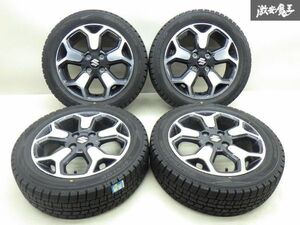 ●【バリ溝 2022年 冬タイヤ】 DUNLOP WINTER MAXX WM02 165/60R15 スズキ 純正 MR52S MR92S ハスラー 15インチ 4.5J +45 OCD100 4H 棚U-6