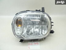 スズキ 純正 HE22S アルトラパン HID ヘッドランプ ヘッドライト 左 左側 助手席側 LE08G6182 HID点灯OK 要補修 即納 棚11-2_画像1