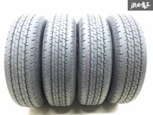 ●【 新車外し タイヤ イボ付 2023年】 ダンロップ DUNLOP SP175N 195/80R15 ハイエース 200系 純正 15インチ スチールホイール 棚P-5