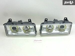 売り切り HELLA ヘラー製 BMW E36 3シリーズ イカリング付 HID ヘッドライト ランプ 左右 147613-00 147614-00 点灯不良品 訳有品 棚18-4