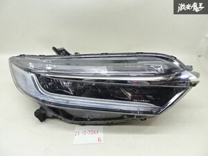 ホンダ 純正 GP7 GP8 シャトル HV ハイブリッド LED ヘッドライト ヘッドランプ 右 右側 運転席 STANLEY W2386 D1 LED点灯OK 訳有品 棚10-2