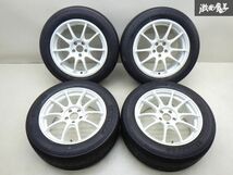 ●ヨコハマ アドバンレーシング RZ 16インチ 7J +48 PCD 100 5H DUNLOP DIREZZA β02 205/55R16 2019年 レガシィ BRZ 86 プリウス 棚Q-7_画像1