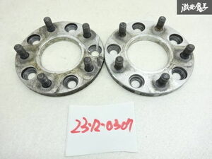 KICS キックス ワイドトレッドスペーサー 2枚セット 5穴 PCD 114.3 ハブ径 約70mm M12×P1.25 厚さ 約11mm テーパー 訳有品 即納 棚21-3