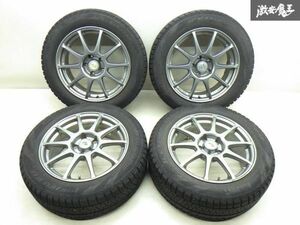 ●ENKEI エンケイ RIVAZZA 17インチ 7J +38 PCD 114.3 5H PIRELLI ICE ASIMMETRICO PLUS 215/60R17 4本 アルヴェル エルグランド 棚S-6