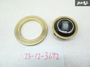 [ that time thing! rare!]NARDI Nardi Nardi Classic Gold horn button Lynn grappa. Mark less approximately 88mm old car shelves 9-3-B