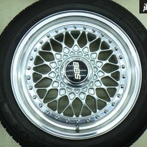 ●【絶版品！ 希少！】 BBS RS043 15インチ 6.5J +36 PCD114.3 5H YOKOHAMA ECOS ES31 185/55R15 82V 20y Y30 セドグロ クラウン 棚S-3の画像5