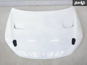 社外 メーカー不明 VW シロッコR 13C ボンネット フード パネル エンジンフード FRP 軽量 白系 競技用 棚2F-C