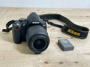 【動作未確認】Nikon デジタル一眼レフカメラ D3000 本体 AF-S DX Zoom-Nikkor 18-55mm VRレンズ セット【ジャンク品扱い】