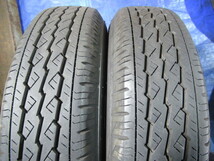 激安即決！マッドブラック！日産純正 鉄 13-5J 4H/100 ET40 + BRIDGESTONE 165R13 6PR LT 2023年製 中古4本セット！ADバン！T007826_画像9