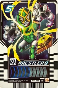 仮面ライダーガッチャード　ライドケミートレカ　PHASE:01　WRESTLER G　レスラーG RT1-025　レア