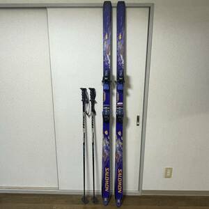 SALOMON サロモン スキー板 スキー 板 EVOLUTION 7000 MONOCOQUE MARKER 190cm ストック　付き　