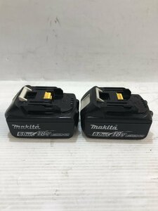 【中古品】makita 18V6.0Ahリチウムイオンバッテリー残量表示付 BL1860B 2個セット/ITUIJZCK41T6