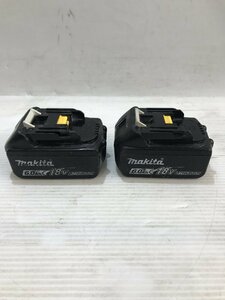 【中古品】makita 18V6.0Ahリチウムイオンバッテリー残量表示付 BL1860B 2個セット/ITEZMCC86JEV