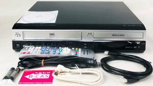 完動品 美品 パナソニック 250GB 2チューナー DVDレコーダー VHSビデオ一体型 DMR-XW200V 貴重 レア ヴィンテージ 