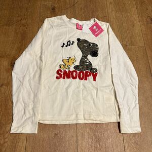 ピーナッツ　長袖Tシャツ SIZE M